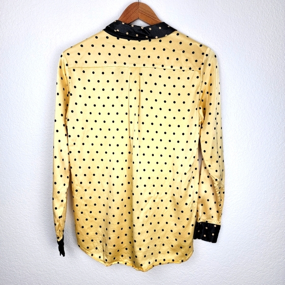 Stine Goya Maxwell Top in Dots Gold Black Extra Small - Picture 5 of 8